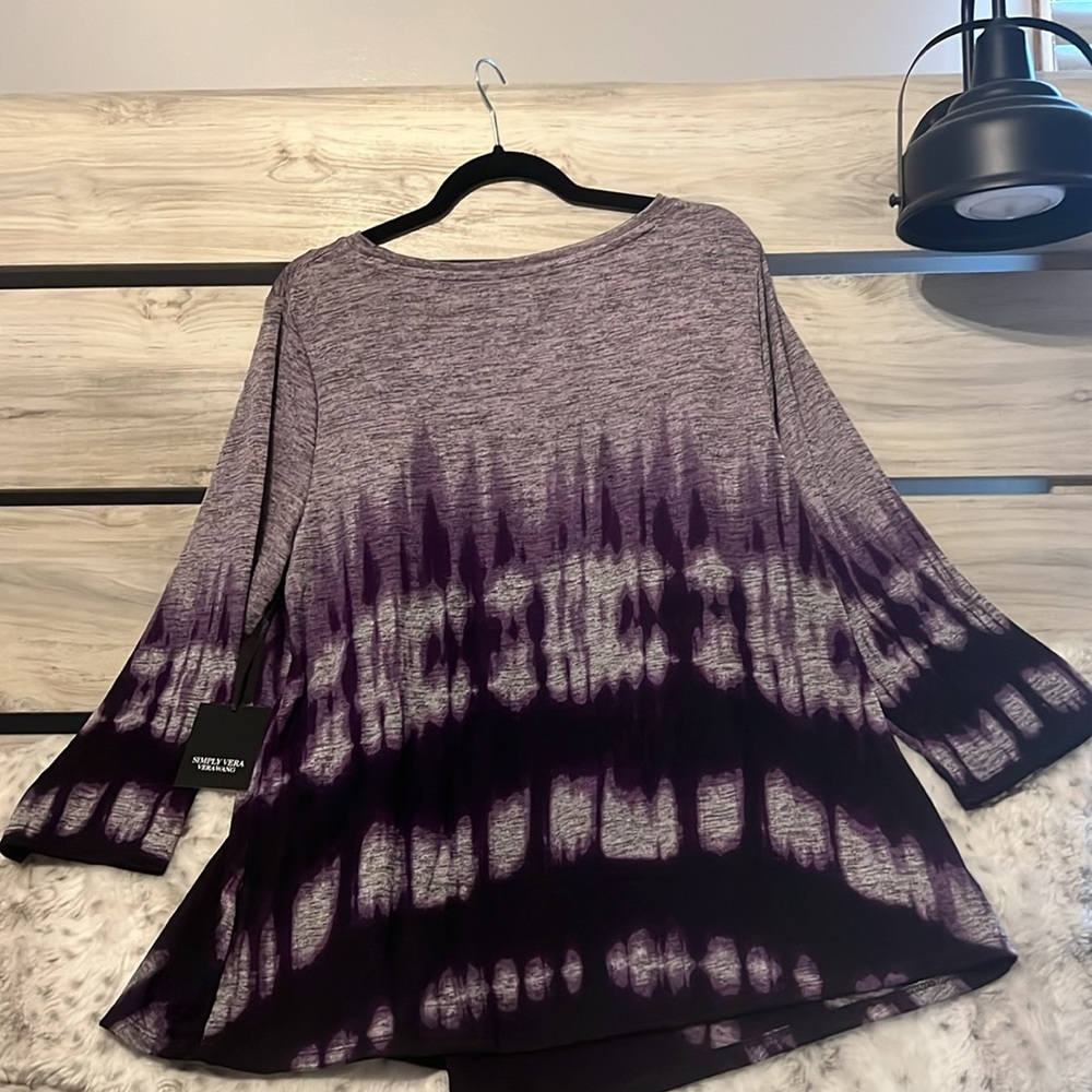 NWT- Vera Wang dressy 3/4 sleeve top - Picture 6 of 6